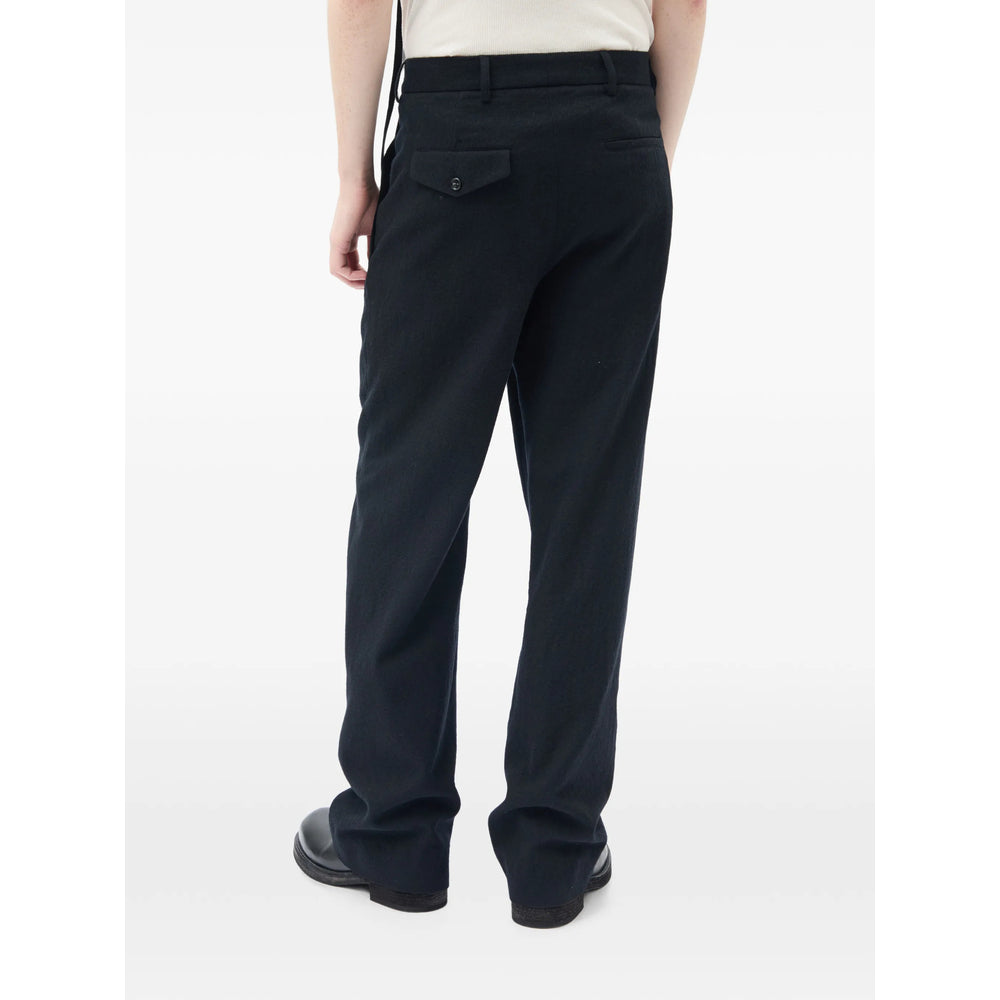 Ann Demeulemeester Black Trousers - Tailored Trousers Men ANN DEMEULEMEESTER