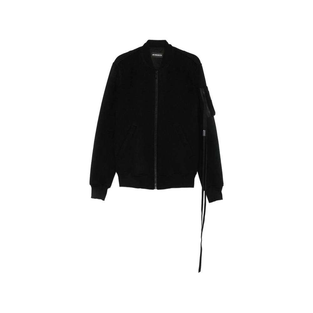Ann Demeulemeester Black Jackets - Bomber Jackets Men ANN DEMEULEMEESTER