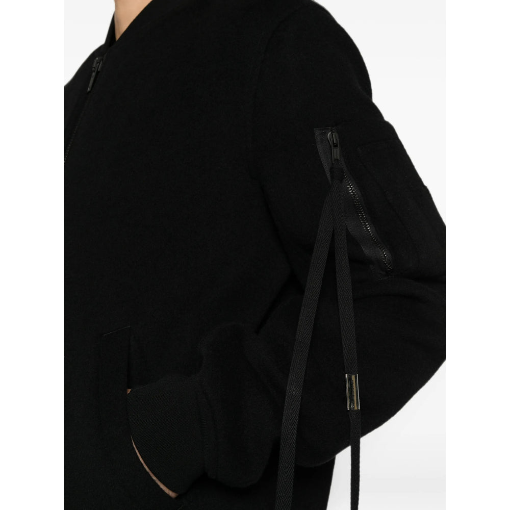 Ann Demeulemeester Black Jackets - Bomber Jackets Men ANN DEMEULEMEESTER