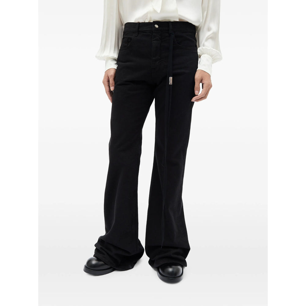 Ann Demeulemeester Black Denim - Bootcut Jeans Men ANN DEMEULEMEESTER