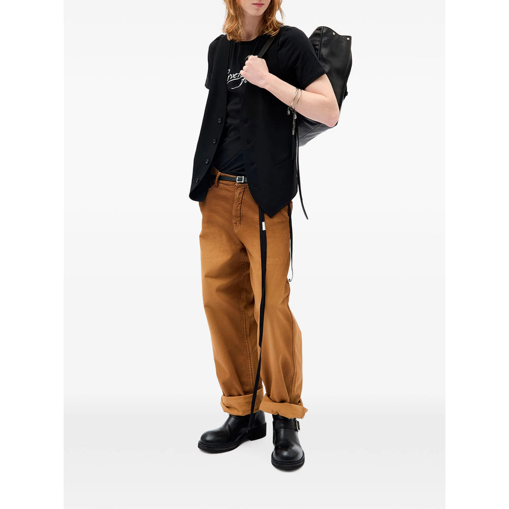 Ann Demeulemeester Black T-Shirts & Vests - T-Shirts Men ANN DEMEULEMEESTER