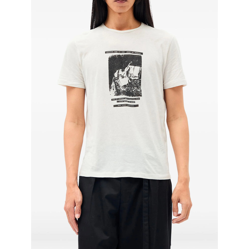 Ann Demeulemeester White T-Shirts & Vests - T-Shirts Men ANN DEMEULEMEESTER