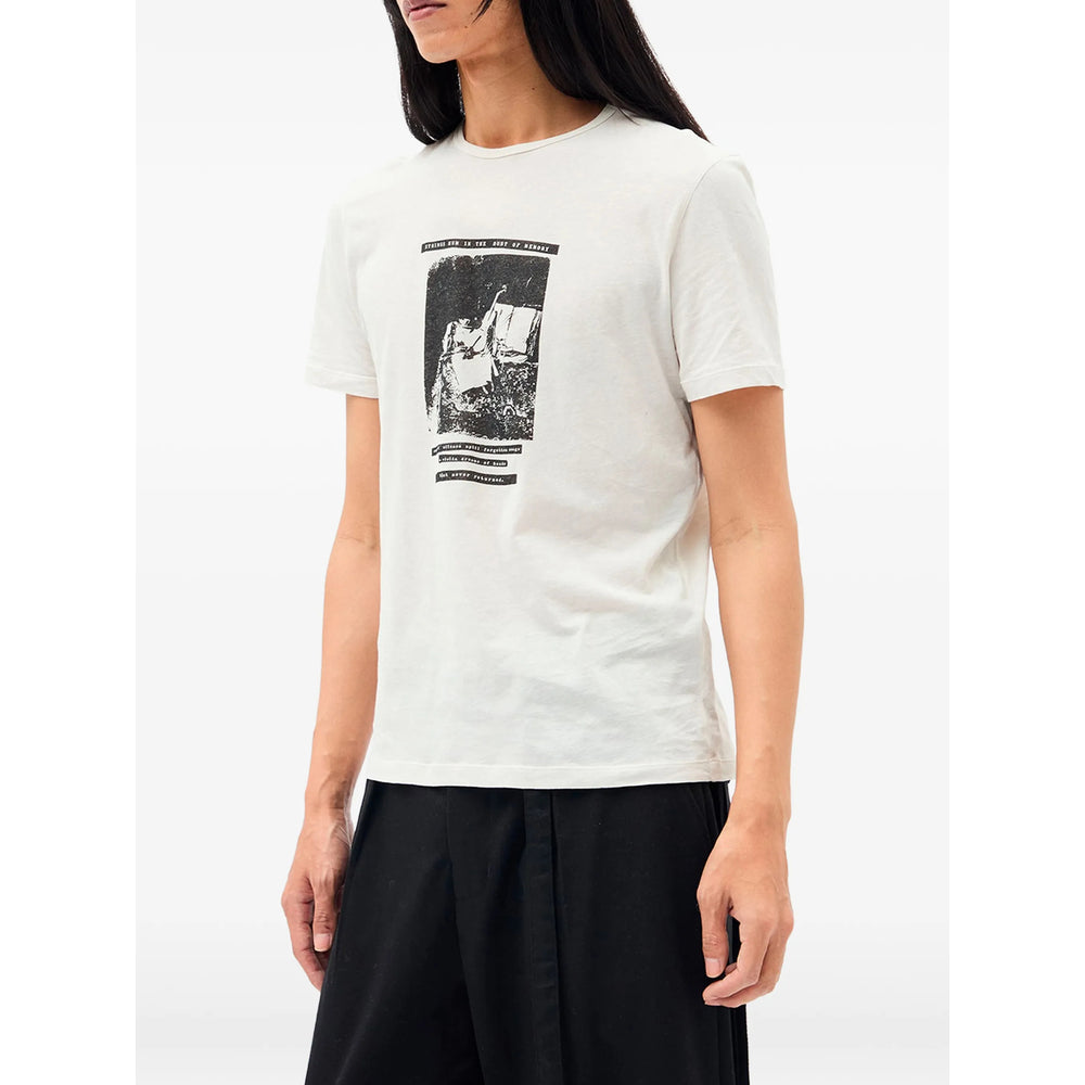 Ann Demeulemeester White T-Shirts & Vests - T-Shirts Men ANN DEMEULEMEESTER