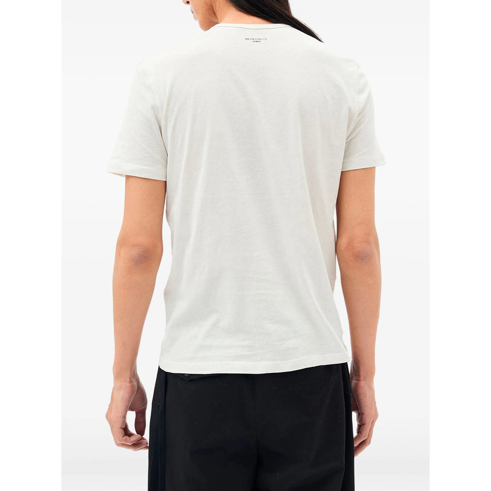 Ann Demeulemeester White T-Shirts & Vests - T-Shirts Men ANN DEMEULEMEESTER