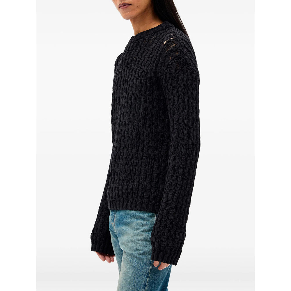 Ann Demeulemeester Black Sweaters & Knitwear - Jumpers Men ANN DEMEULEMEESTER