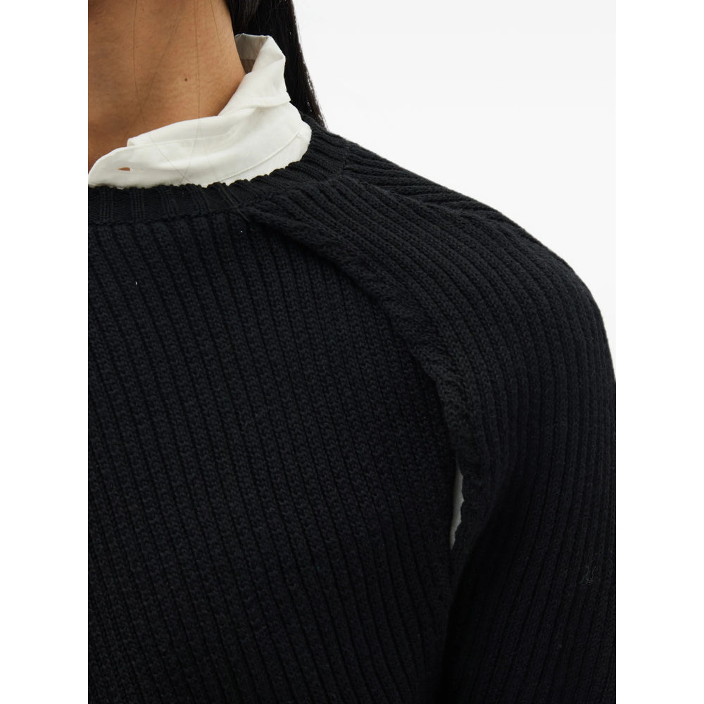 Ann Demeulemeester Black Sweaters & Knitwear - Jumpers Men ANN DEMEULEMEESTER