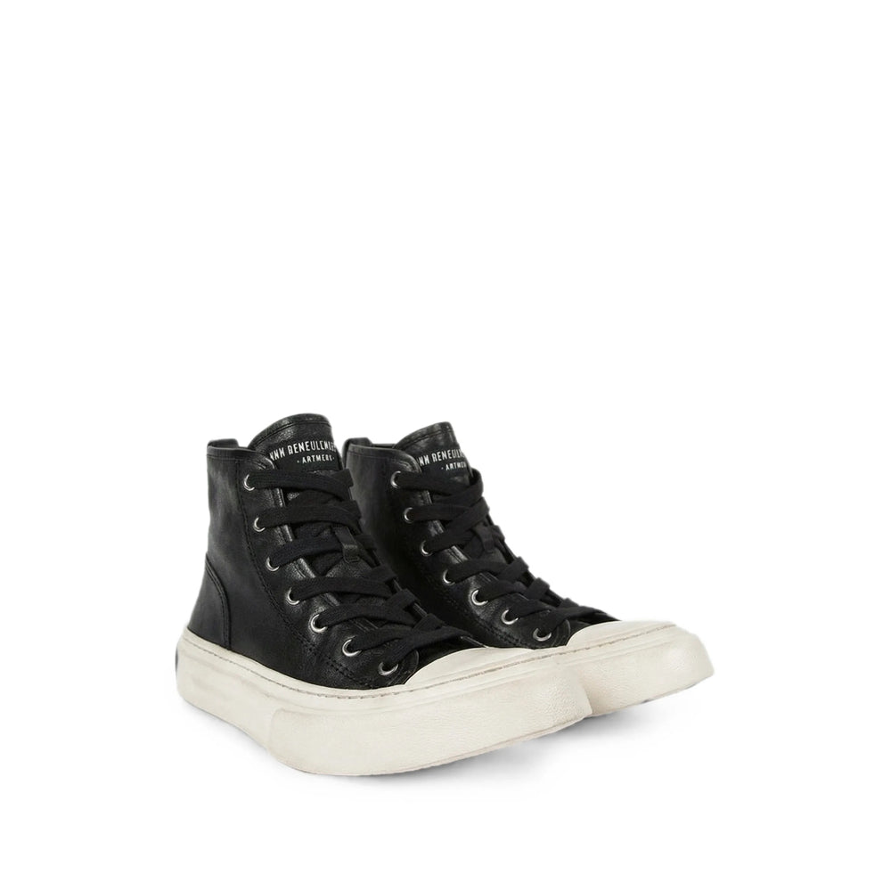 Ann Demeulemeester Black Trainers - Hi-Tops Men ANN DEMEULEMEESTER