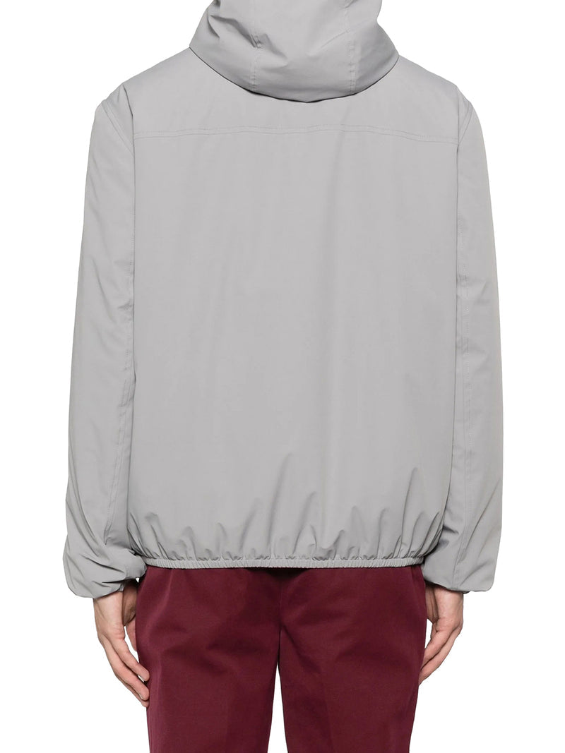 Brunello Cucinelli Men Technical Fabric Jacket With Hood BRUNELLO CUCINELLI