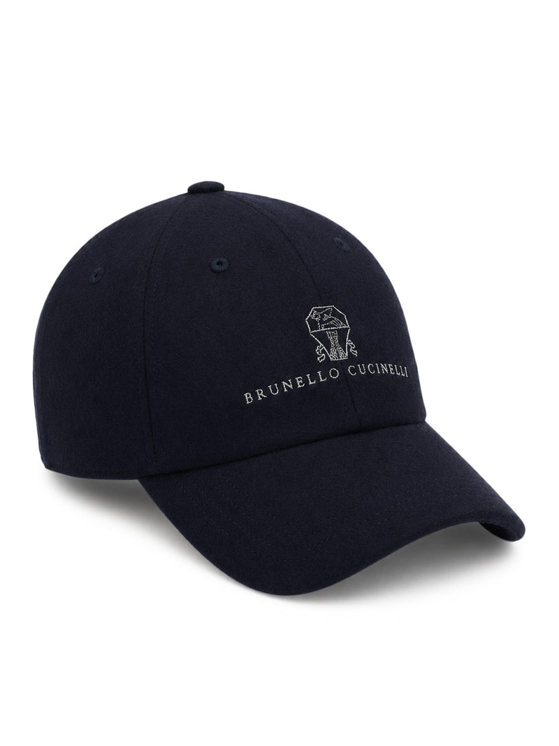 Brunello Cucinelli Men Wool Baseball Hat BRUNELLO CUCINELLI