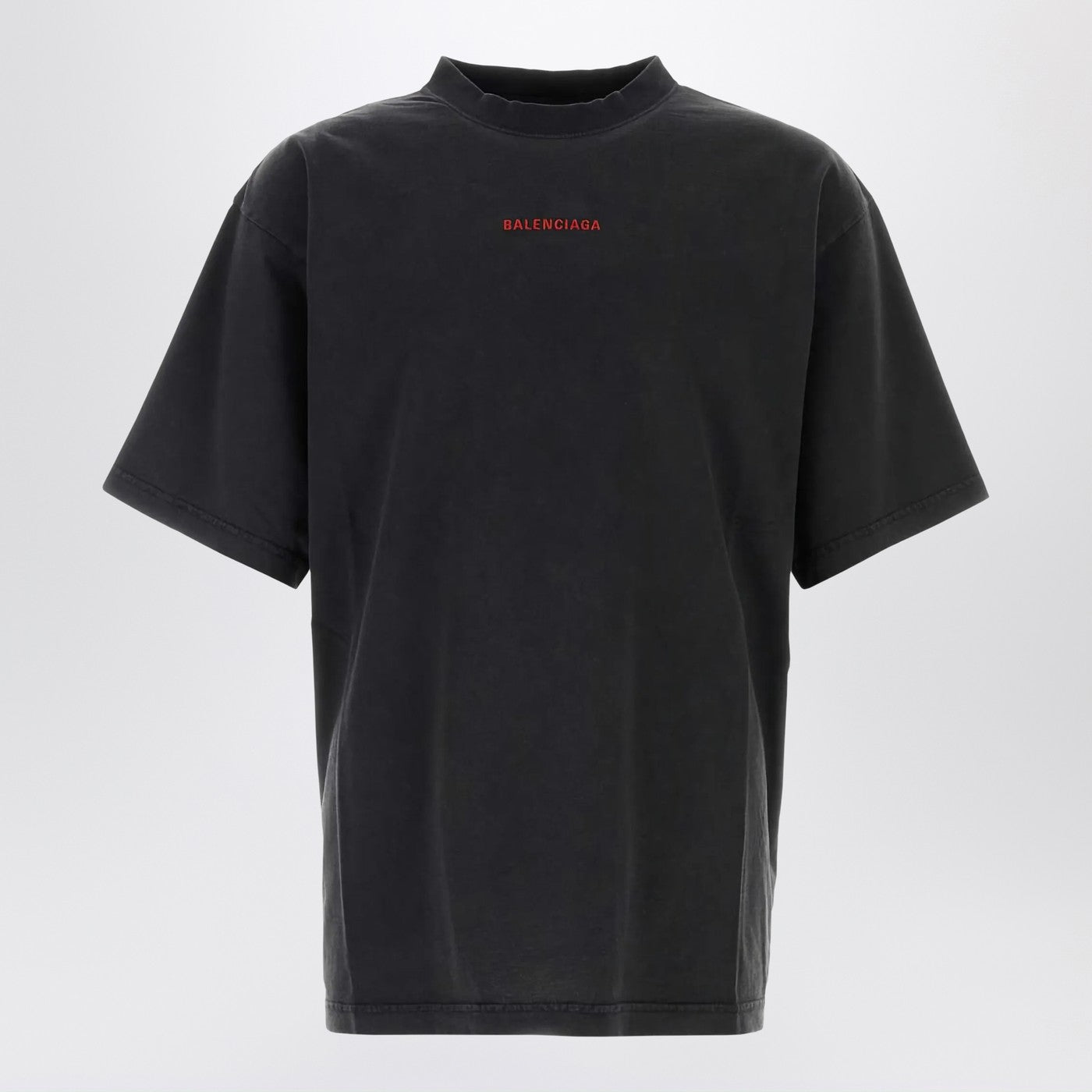 Balenciaga Light Blue Medium-Fit T-Shirt With Logo Men BALENCIAGA