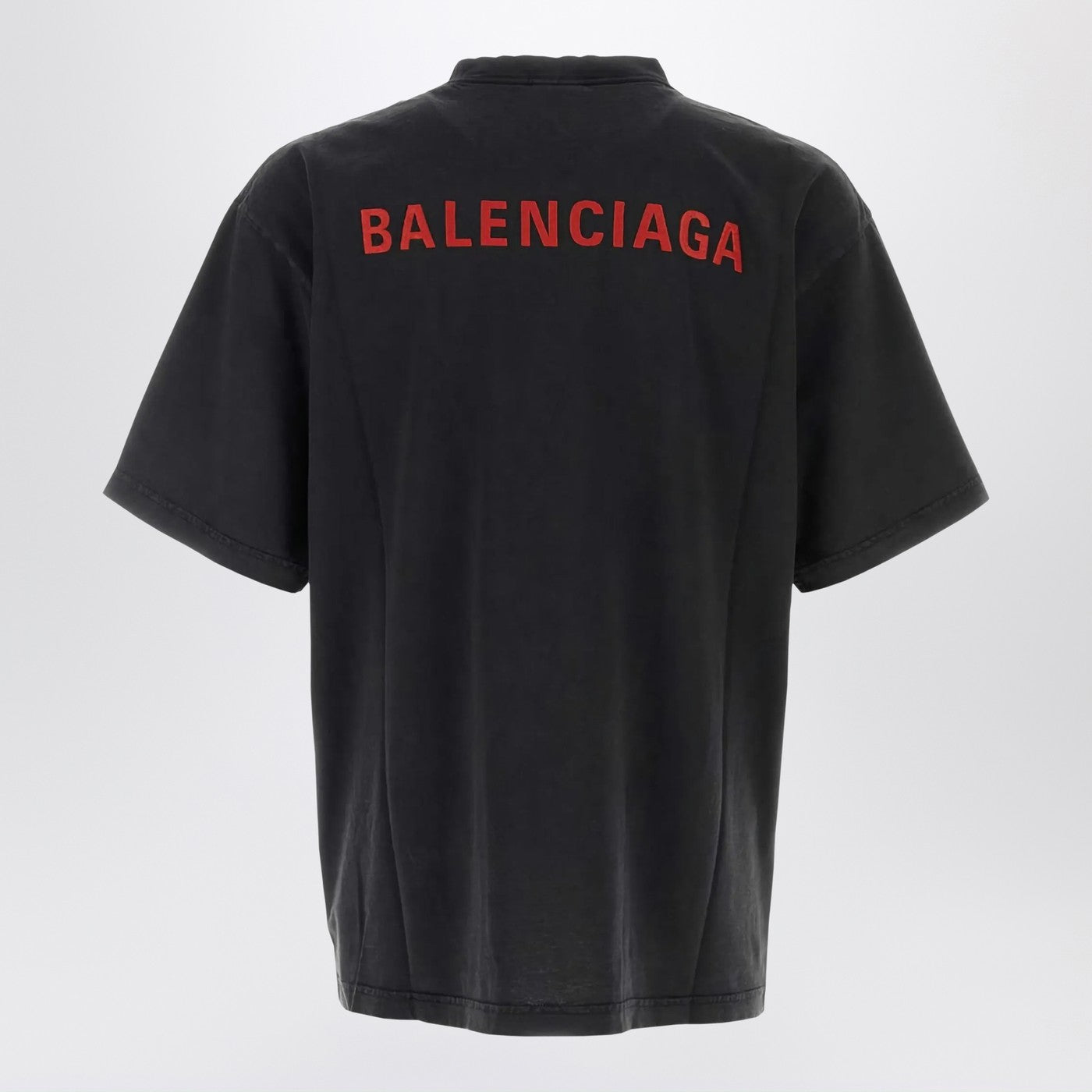 Balenciaga Light Blue Medium-Fit T-Shirt With Logo Men BALENCIAGA