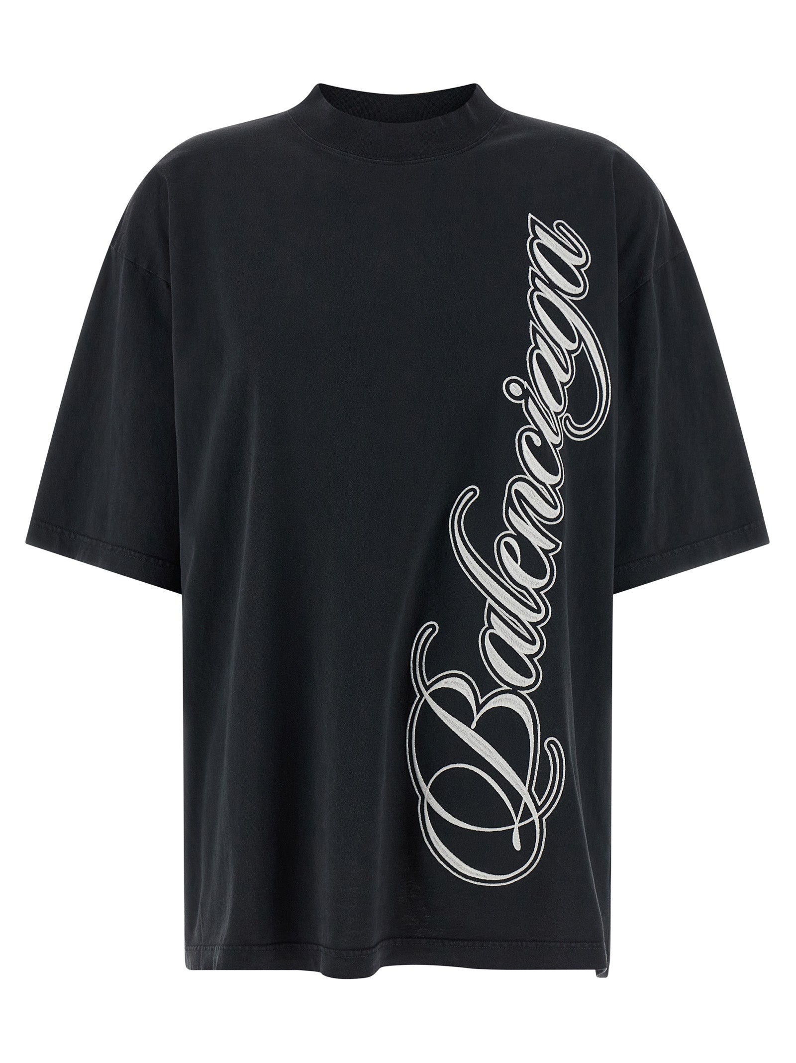 Balenciaga Women 'Cursive' T-Shirt BALENCIAGA