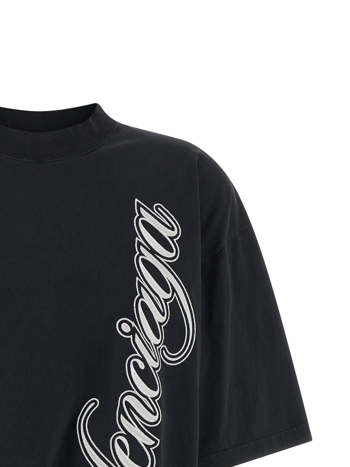 Balenciaga Women 'Cursive' T-Shirt BALENCIAGA