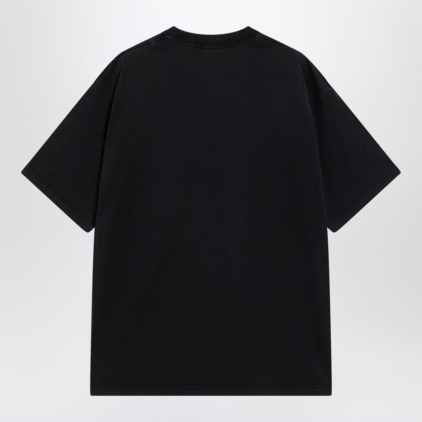 Balenciaga The Address Menâ€S Regular-Fit T-Shirt In Faded Black Cotton Men BALENCIAGA