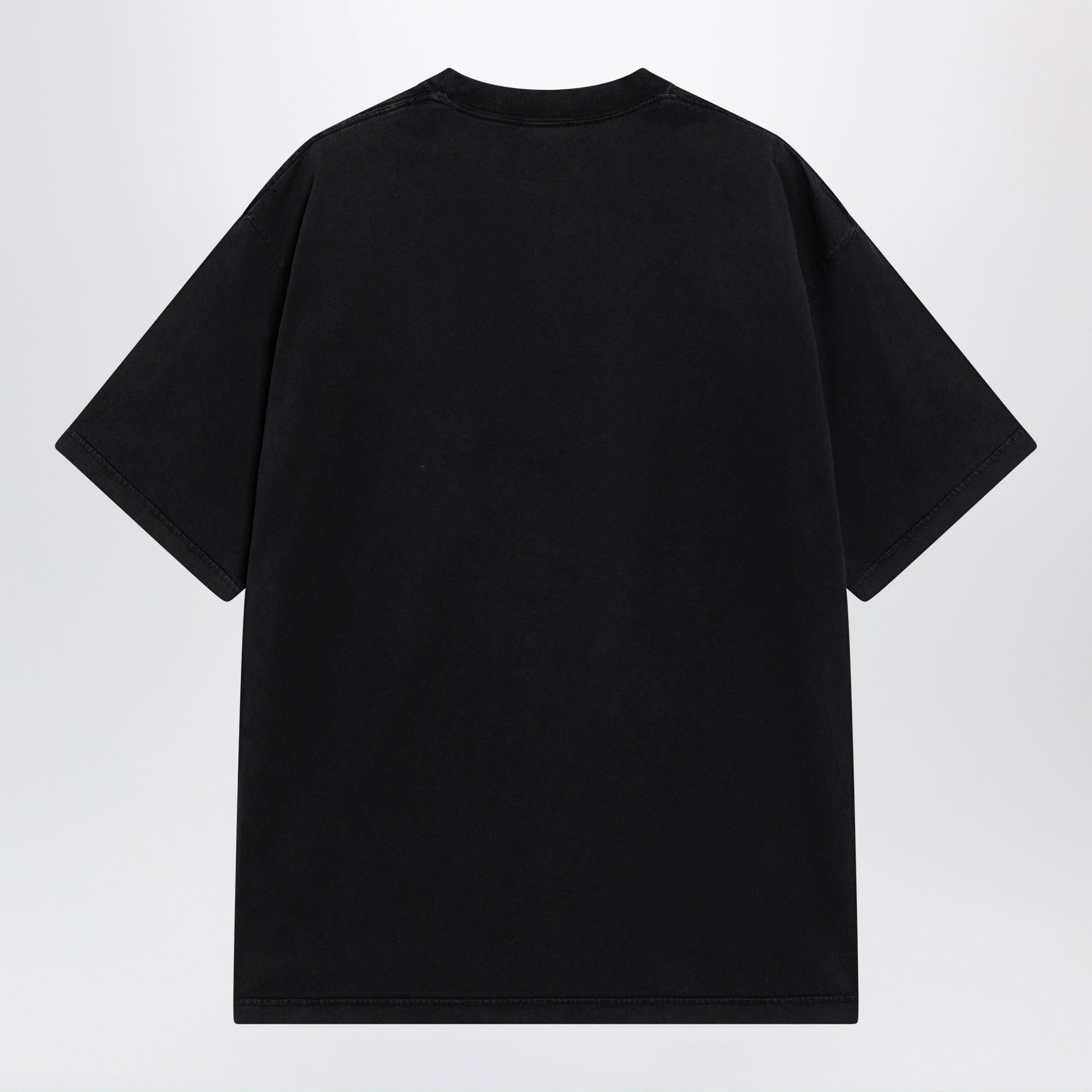 Balenciaga The Address Menâ€S Regular-Fit T-Shirt In Faded Black Cotton Men BALENCIAGA