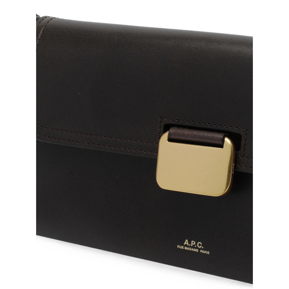 A.P.C. Brown Shoulder Bags Women A.P.C.