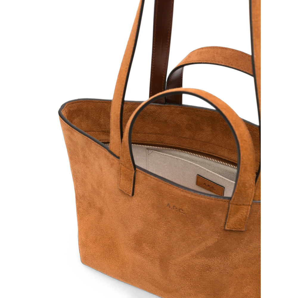 A.P.C. Brown Tote Bags Women A.P.C.
