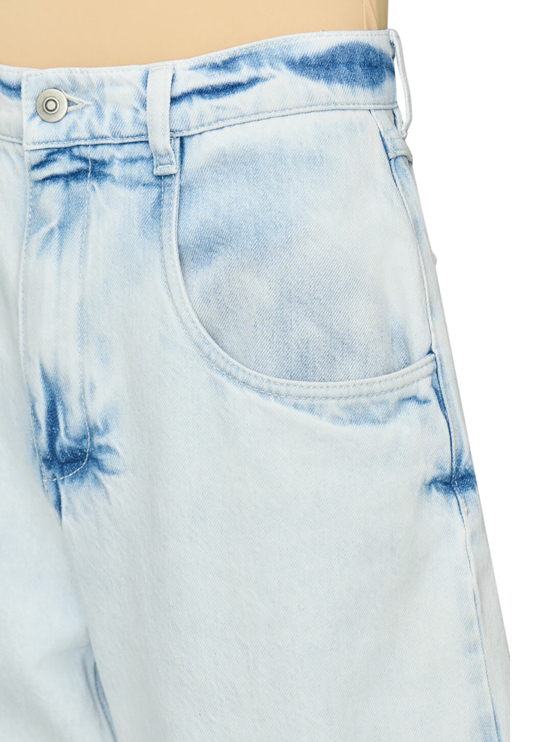 Maison Margiela Women Wide-Leg Jeans With Distressed Details MAISON MARGIELA
