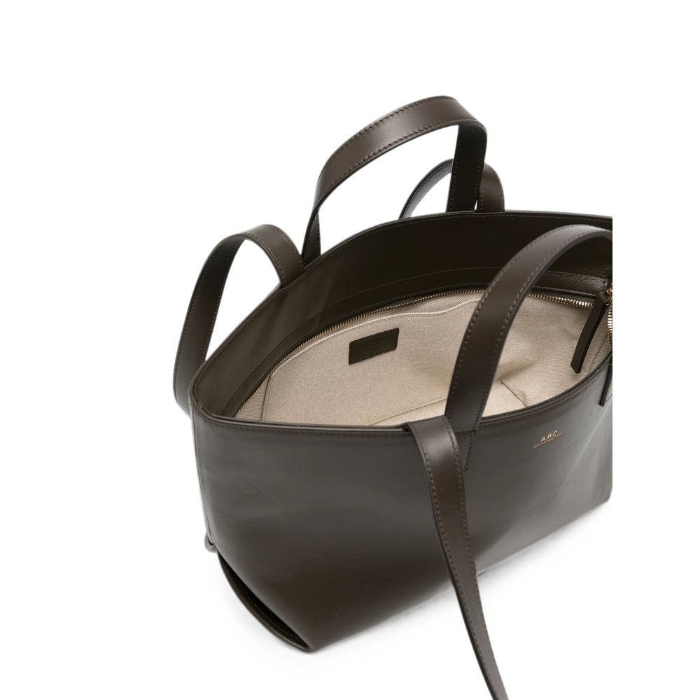 A.P.C. Brown Tote Bags Women A.P.C.