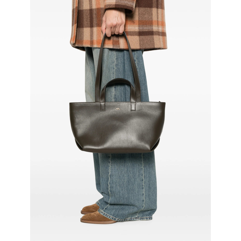 A.P.C. Brown Tote Bags Women A.P.C.