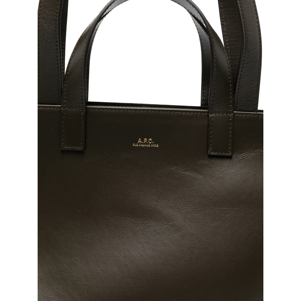 A.P.C. Brown Tote Bags Women A.P.C.