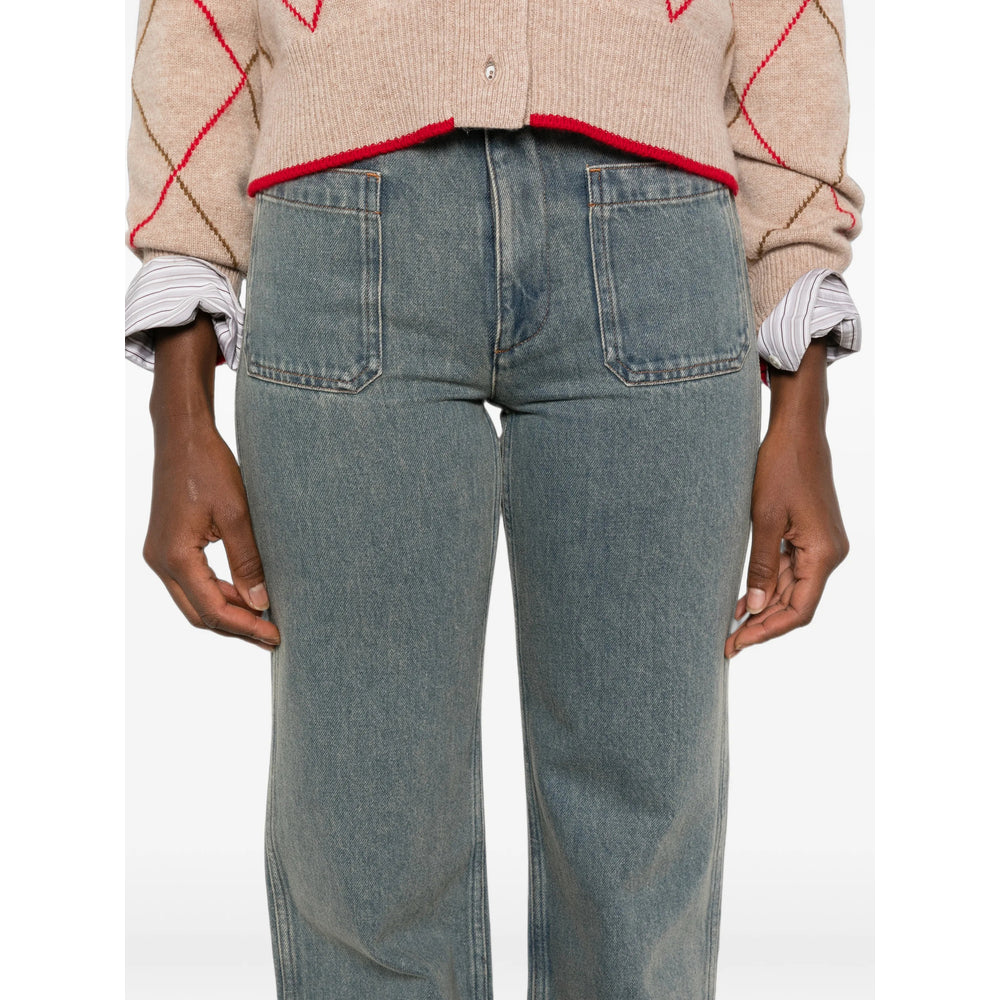 A.P.C. Blue Denim - Straight-Leg Jeans Women A.P.C.
