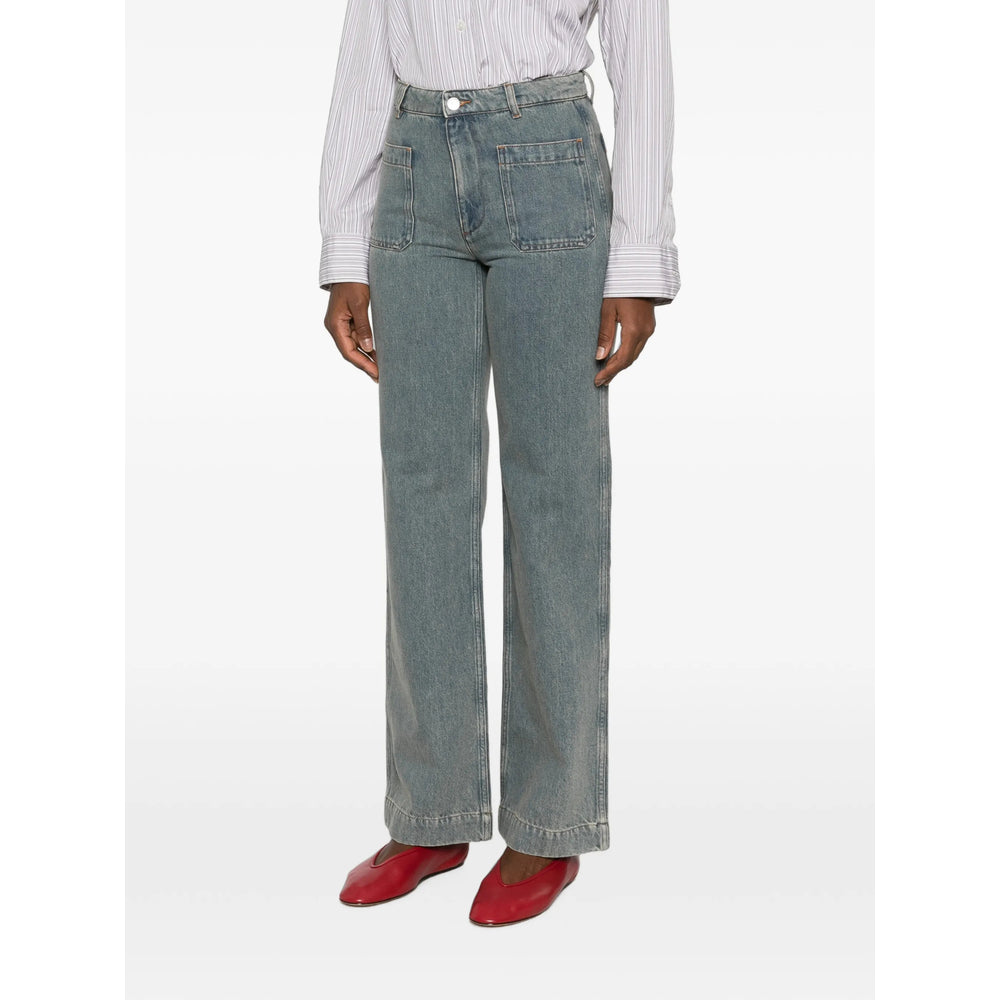 A.P.C. Blue Denim - Straight-Leg Jeans Women A.P.C.