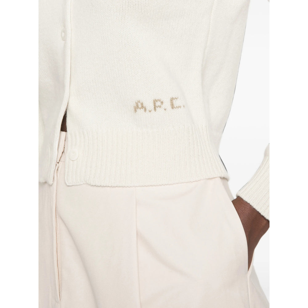 A.P.C. Neutrals Knitwear - Cardigans Women A.P.C.