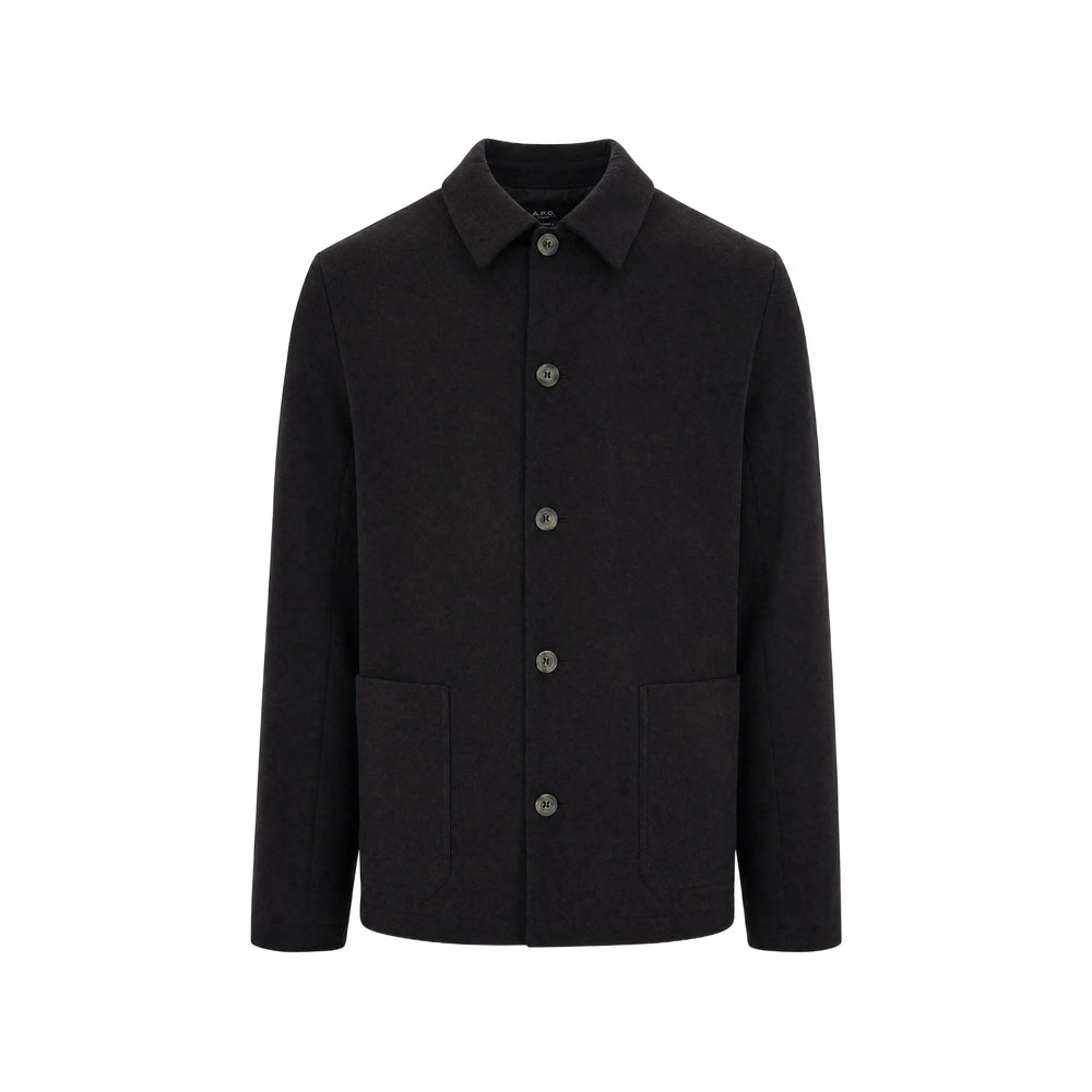 A.P.C. Brown Jackets - Shirt Jackets Men A.P.C.