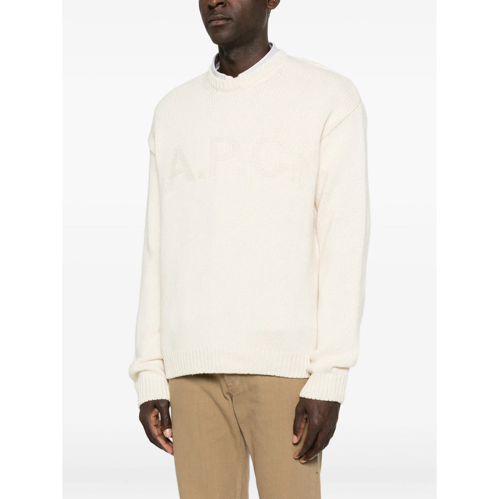 A.P.C. Neutrals Sweaters & Knitwear - Jumpers Men A.P.C.