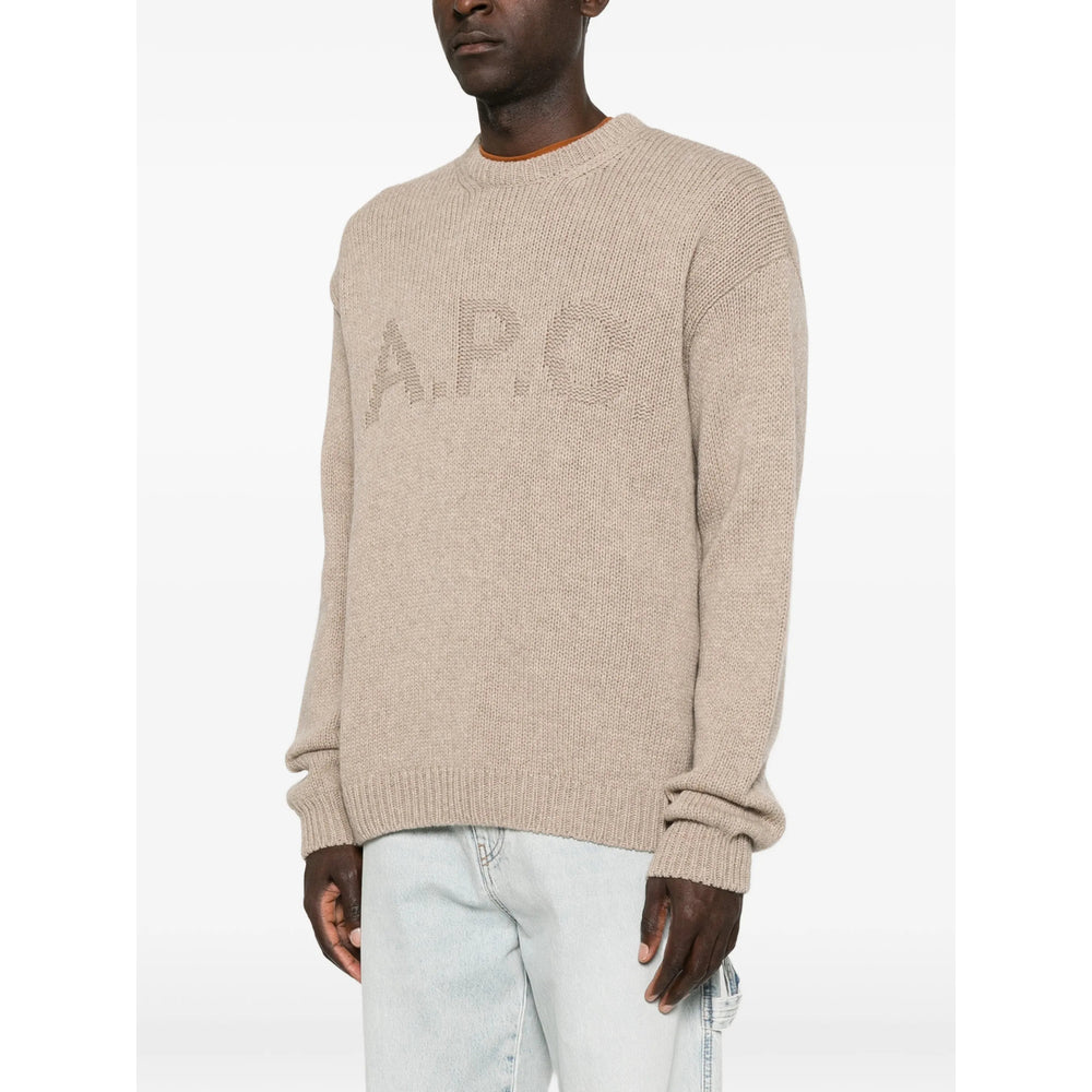 A.P.C. Neutrals Sweaters & Knitwear - Jumpers Men A.P.C.
