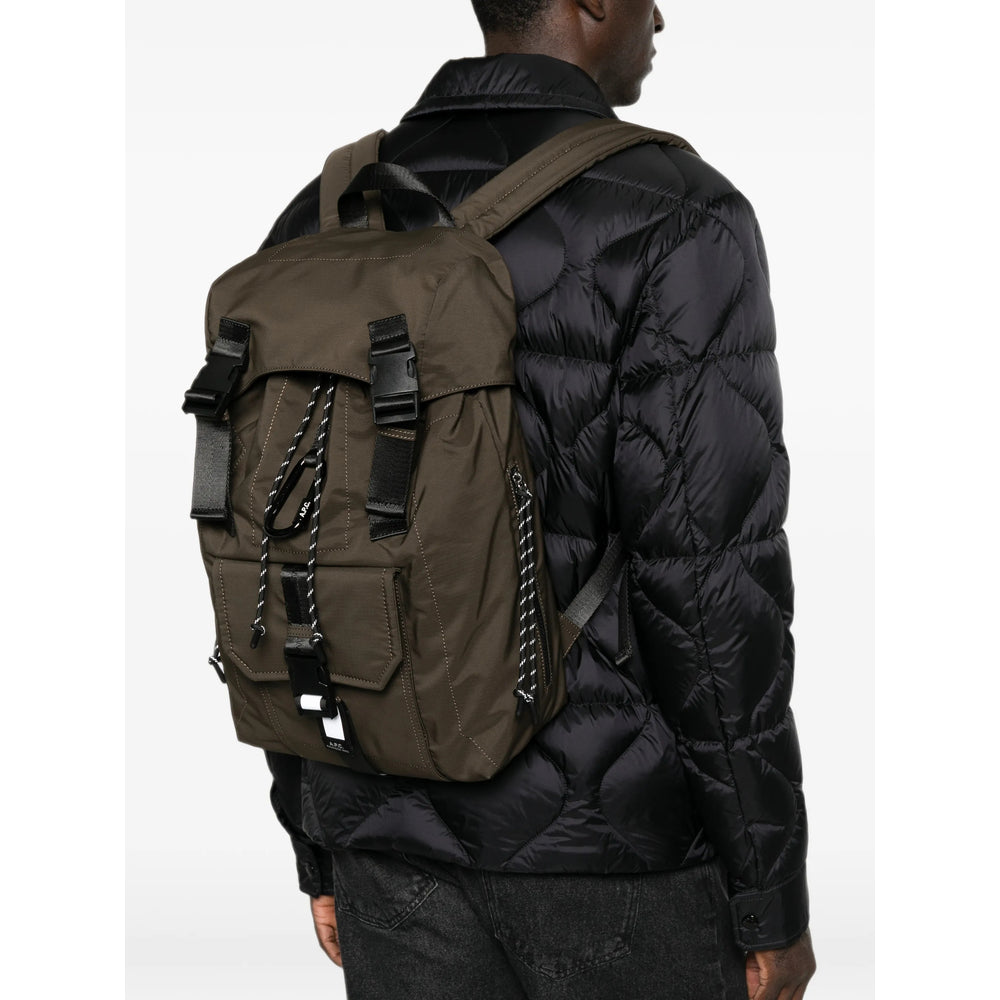 A.P.C. Green Backpacks Women A.P.C.