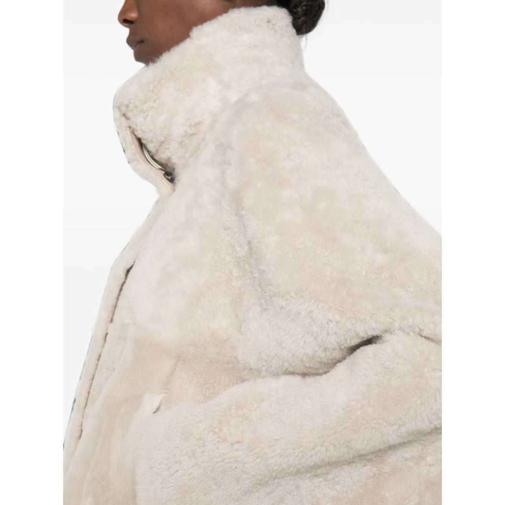 Brunello Cucinelli Grey Jackets - Faux Fur & Shearling Jackets Women BRUNELLO CUCINELLI