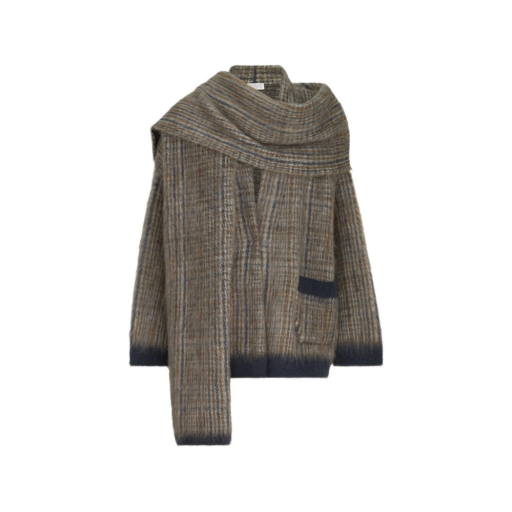 Brunello Cucinelli Brown Jackets - Oversized Jackets Women BRUNELLO CUCINELLI