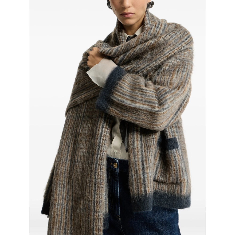 Brunello Cucinelli Brown Jackets - Oversized Jackets Women BRUNELLO CUCINELLI