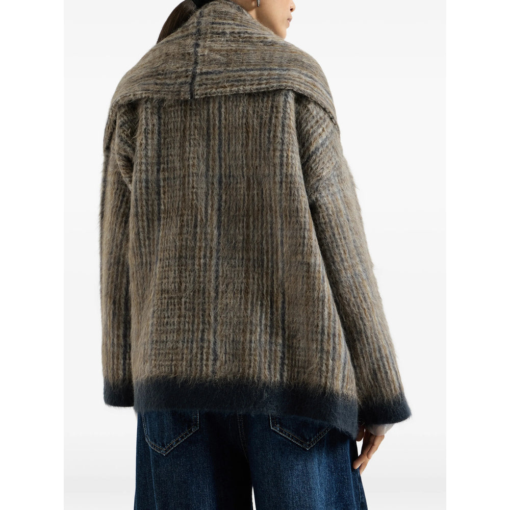 Brunello Cucinelli Brown Jackets - Oversized Jackets Women BRUNELLO CUCINELLI