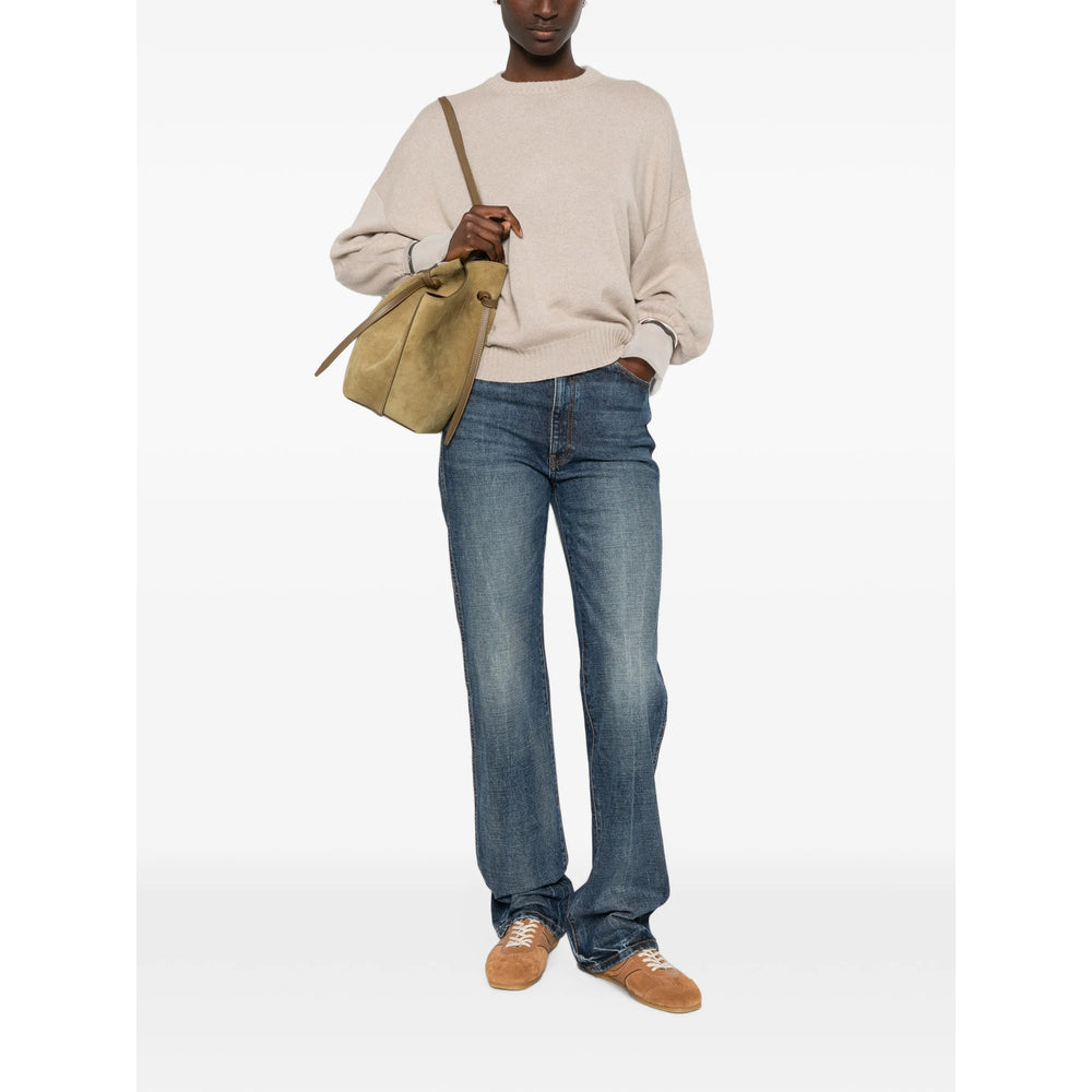 Brunello Cucinelli Neutrals Knitwear - Jumpers Women BRUNELLO CUCINELLI