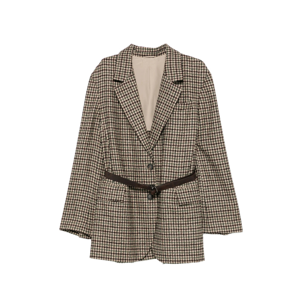 Brunello Cucinelli Neutrals Jackets - Blazers Women BRUNELLO CUCINELLI
