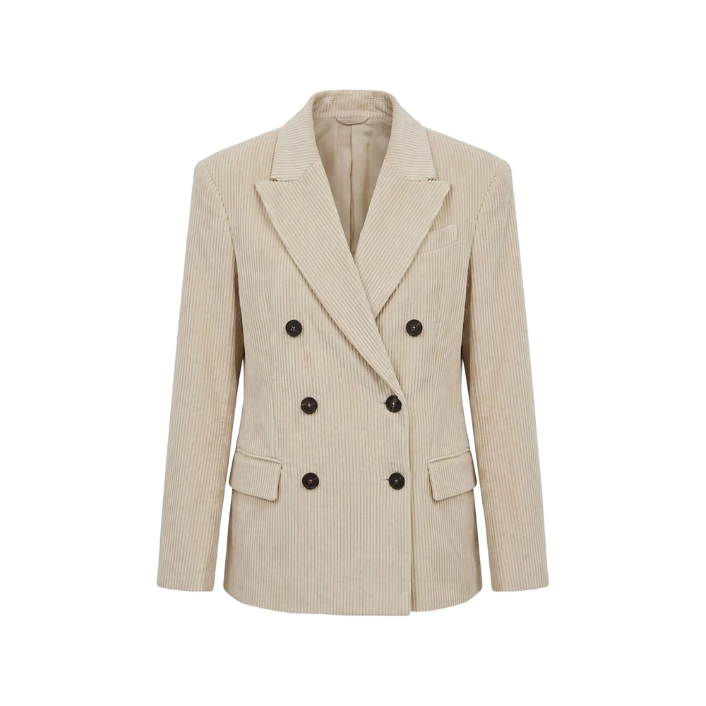 Brunello Cucinelli Neutrals Jackets - Blazers Women