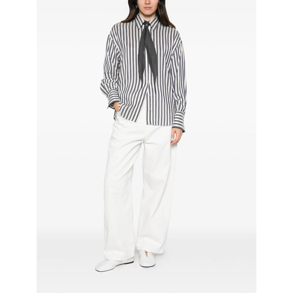 Brunello Cucinelli Neutrals Tops - Shirts Women BRUNELLO CUCINELLI
