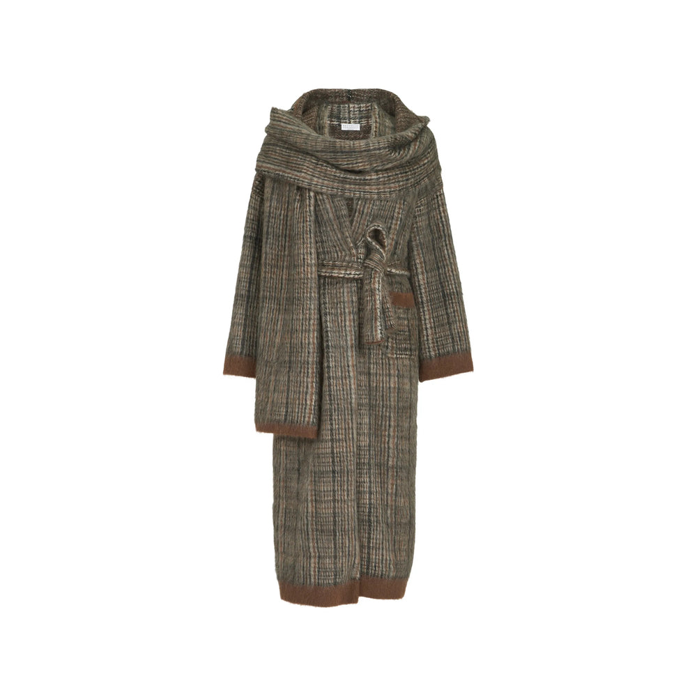 Brunello Cucinelli Neutrals Coats - Oversized Coats Women BRUNELLO CUCINELLI