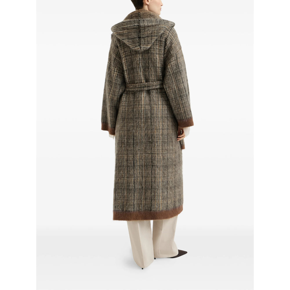 Brunello Cucinelli Neutrals Coats - Oversized Coats Women BRUNELLO CUCINELLI