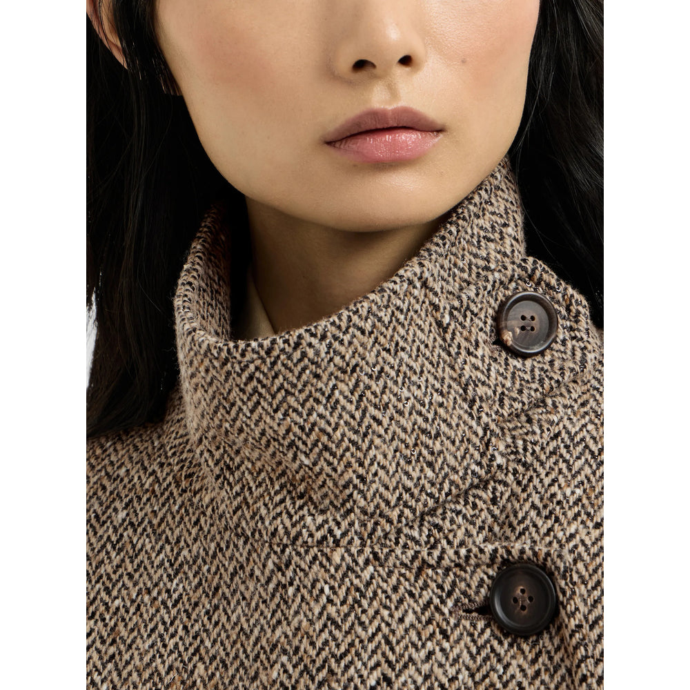 Brunello Cucinelli Brown Coats - Single Breasted Coats Women BRUNELLO CUCINELLI