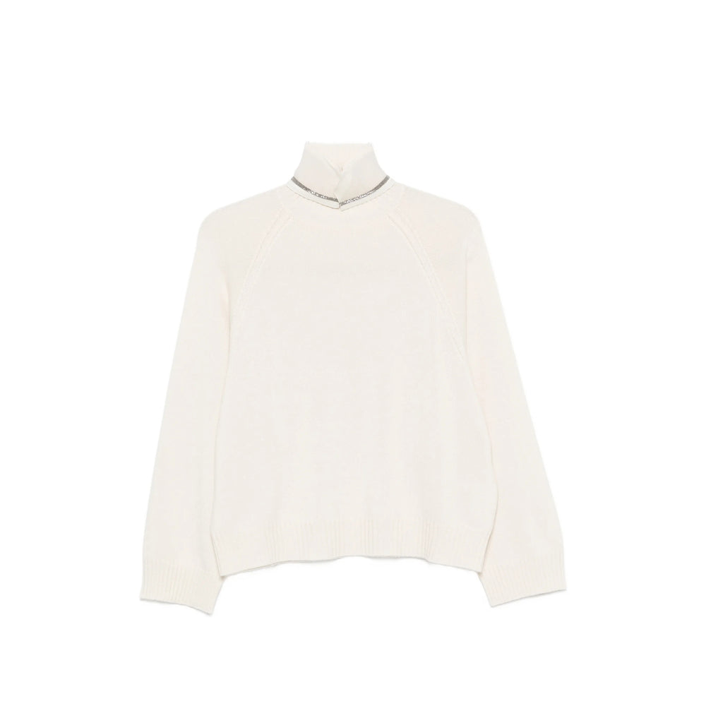Brunello Cucinelli Grey Knitwear - Jumpers Women BRUNELLO CUCINELLI