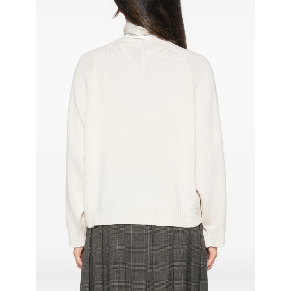 Brunello Cucinelli Grey Knitwear - Jumpers Women BRUNELLO CUCINELLI