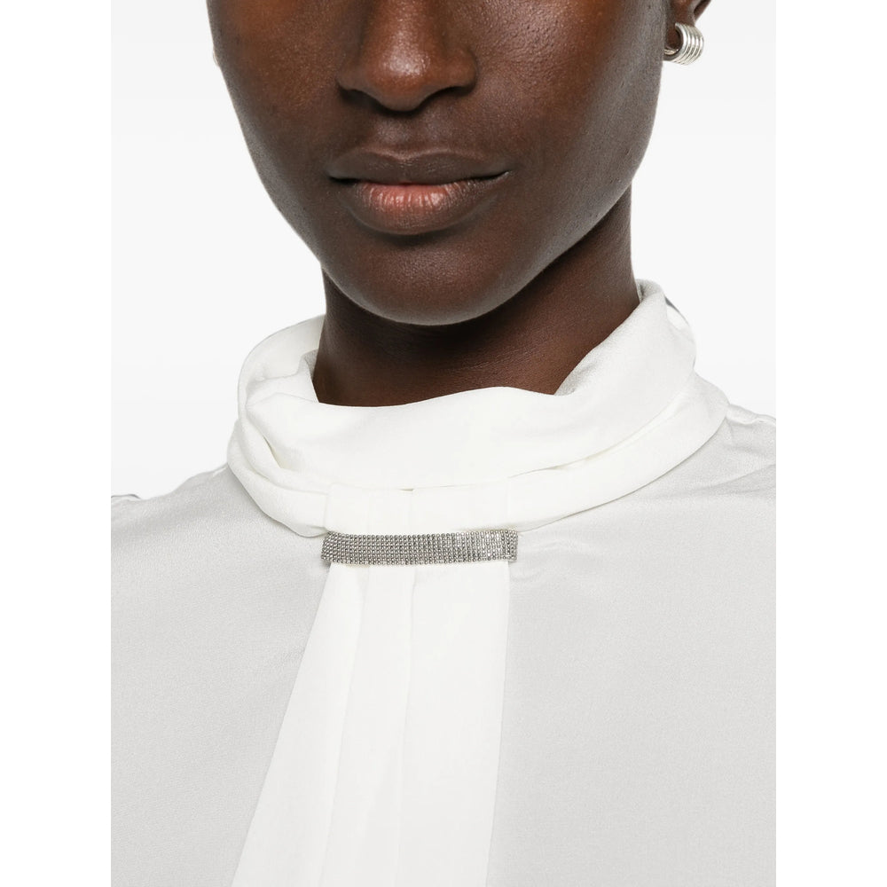 Brunello Cucinelli White Tops - Blouses Women BRUNELLO CUCINELLI