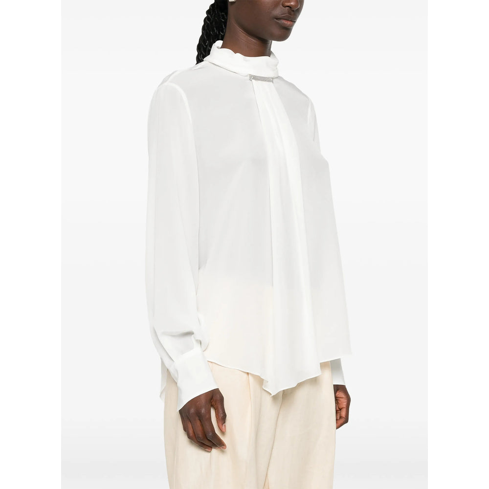 Brunello Cucinelli White Tops - Blouses Women BRUNELLO CUCINELLI