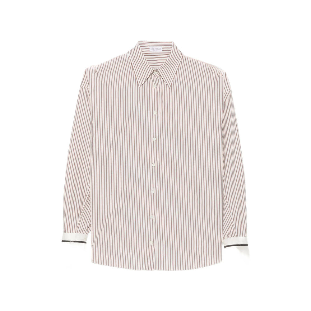 Brunello Cucinelli Neutrals Tops - Shirts Women BRUNELLO CUCINELLI