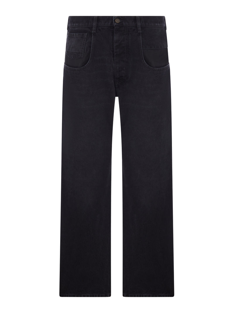 Maison Margiela Men Straight Leg Jeans In Cotton Denim MAISON MARGIELA