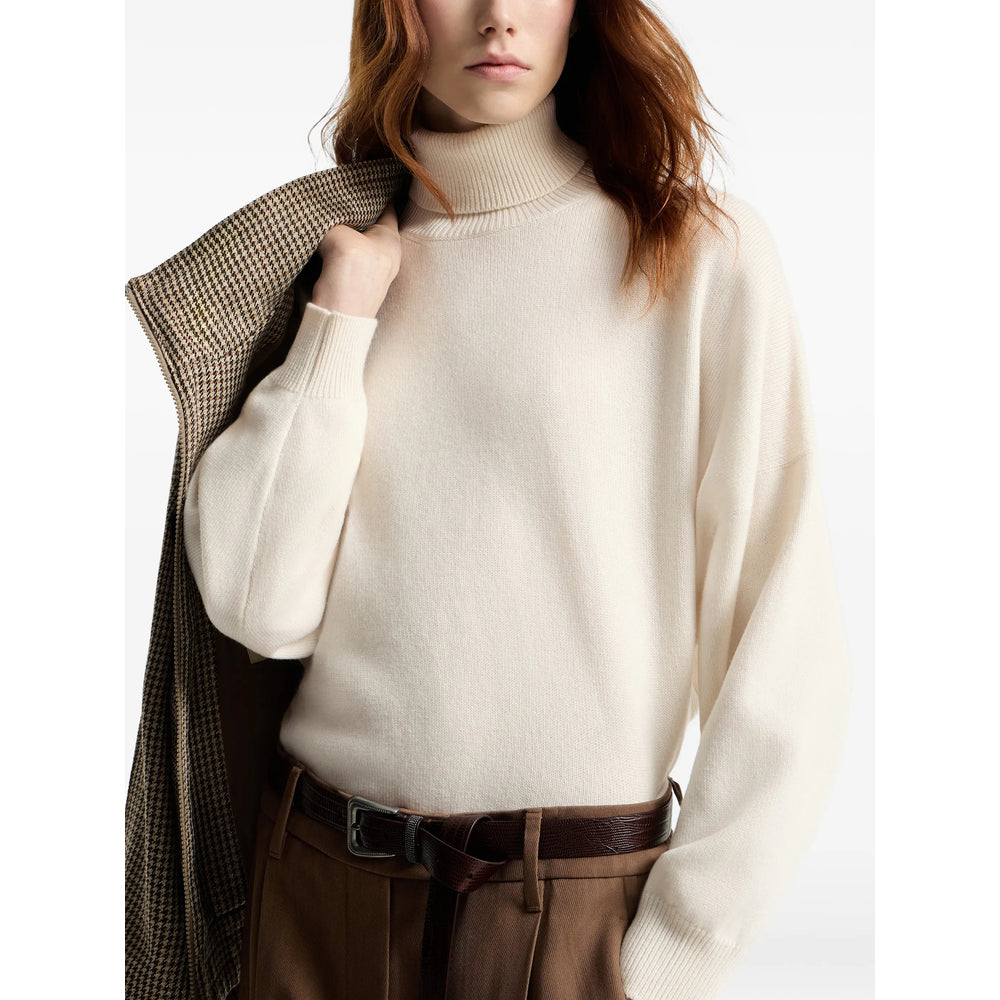 Brunello Cucinelli Neutrals Knitwear - Jumpers Women BRUNELLO CUCINELLI